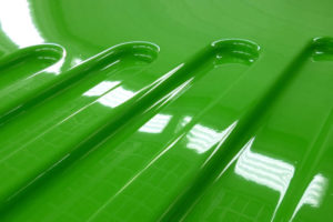 Kunststofflackierung Flaeche gruen