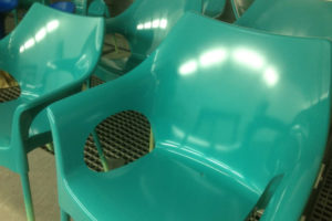 Kunststofflackierung Stuhl